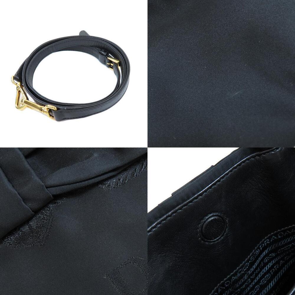 Prada 2way handbag black leather - Picture 8 of 11